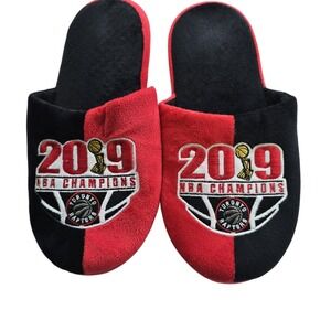 Toronto Raptors 2019 Champion Foco Team Big Logo Slippers Size 11-12‎ M